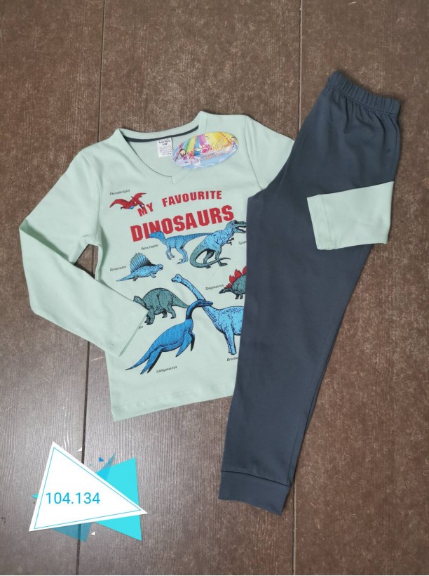 Kids pijama for boy wiht Dinosarius