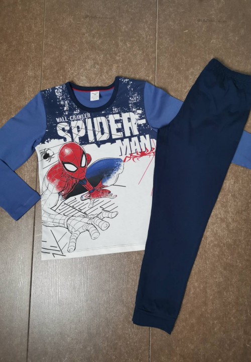 Pijama boy Spider Man blue