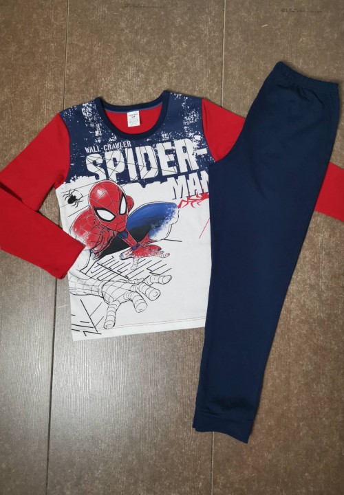 kIDS pijama Spiderman red