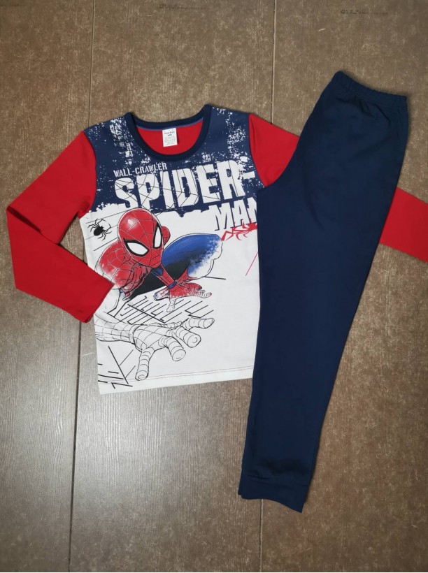 kIDS pijama Spiderman red
