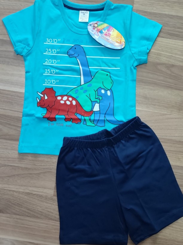 ЛЯТНА ДЕТСКА ПИЖАМА ЗА МОМЧЕ DINO