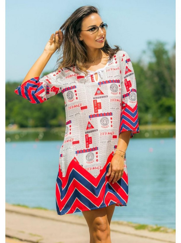 Swim dress red 