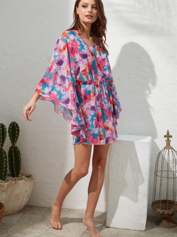 Swim dress citrus