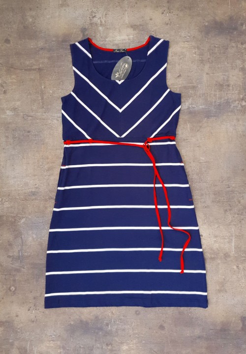 swimm cotton dress Ivatex blue