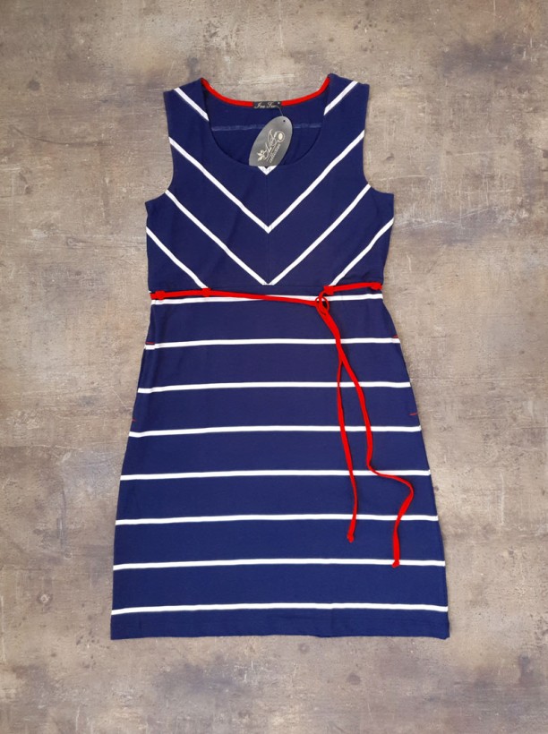 swimm cotton dress Ivatex blue
