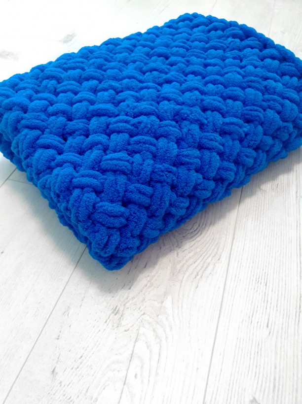 baby blanket azzize puffi blue
