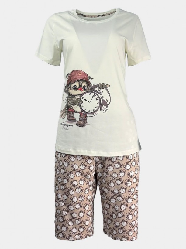 Дамска лятна пижама с бермуди Афект Mornig