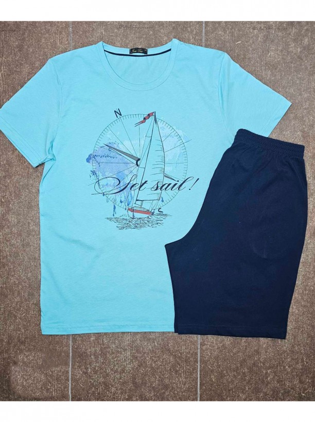 ЛЯТНА МЪЖКА ПИЖАМА ИВАТЕКС SAIL