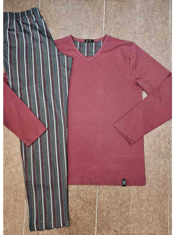 Мъжка пижама Иватекс райе