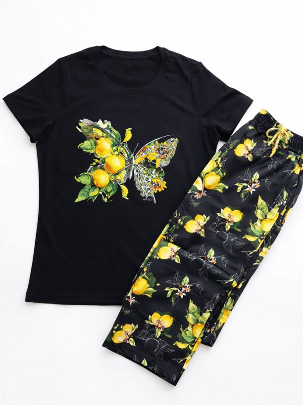 Дамска пижама Affect – Стилна комбинация от памук и сатен