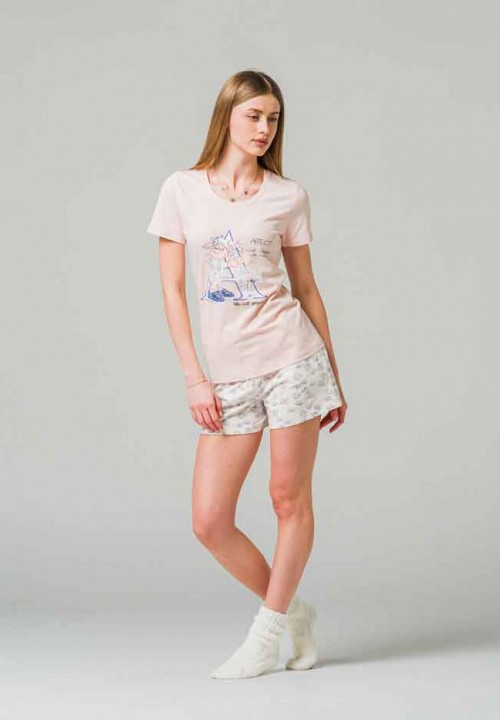 Woman summer pijama Affect Beautiful Woman
