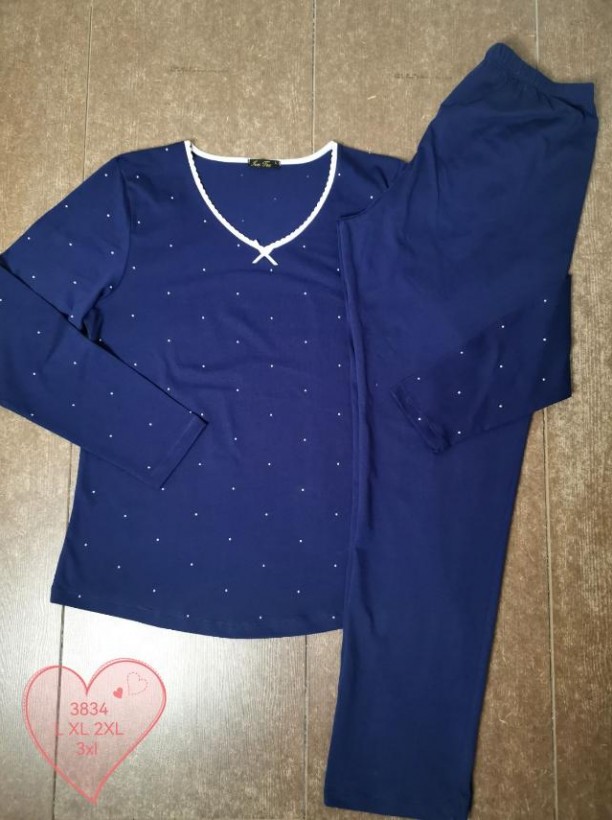 Man fleace set Gary dark blue 