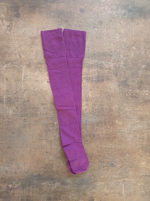 Christmas socks black with purple