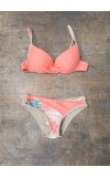 woman swim bra peach