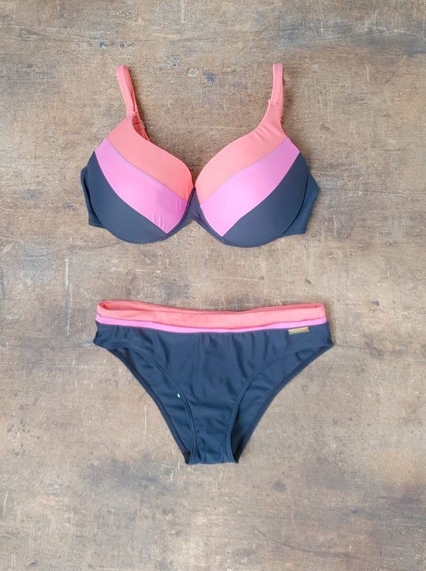 Swim bikini grey with salomon