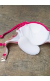 woman swim set gold pink