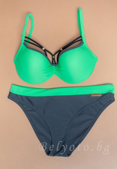 Woman swimwwear two pice green