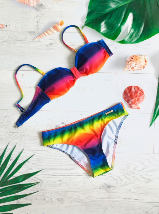ДЕТСКИ БАНСКИ КОСТЮМ ОТ ДВЕ ЧАСТИ RAINBOW