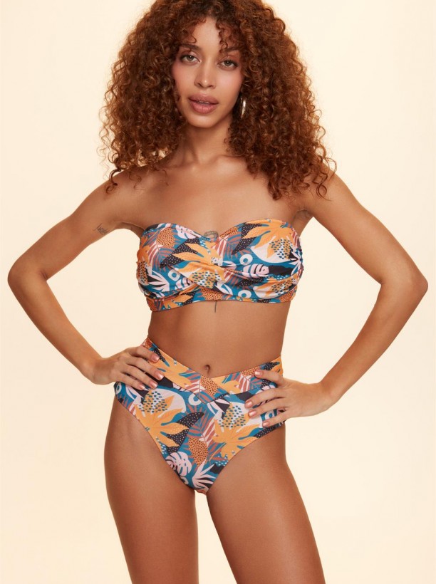 swim bra soft leaf