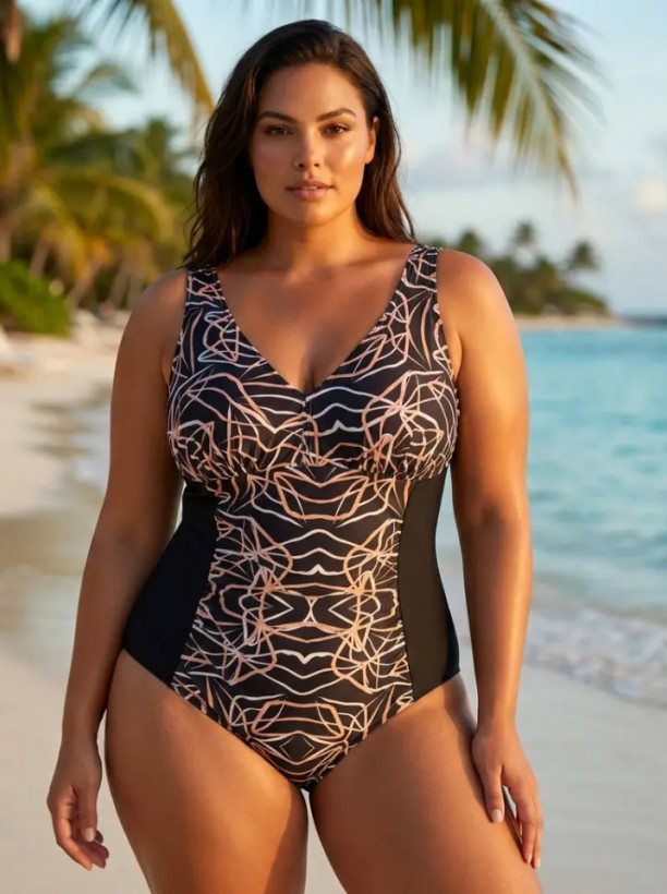 ЦЯЛ БАНСКИ В ЧЕРНО С V ОБРАЗНО ДЕКОЛТЕ