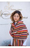 Woman scarf in orange
