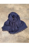 scarf blue with stripe