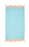wsim towel peshtemale blue square