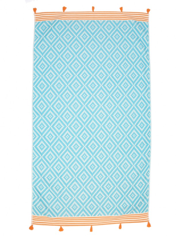 wsim towel peshtemale blue square