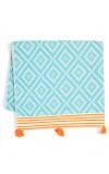 wsim towel peshtemale blue square